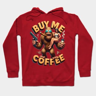 Enchanted Ride on a Furry Giant Buy Me A Coffee Hoodie